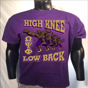 High Knee Low Back T Shirt