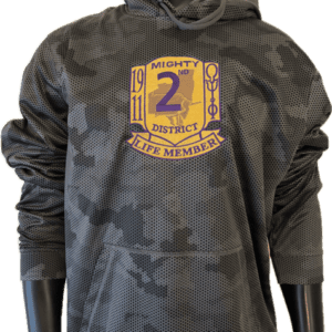 Omega Psi Phi Camo LM District Pullover