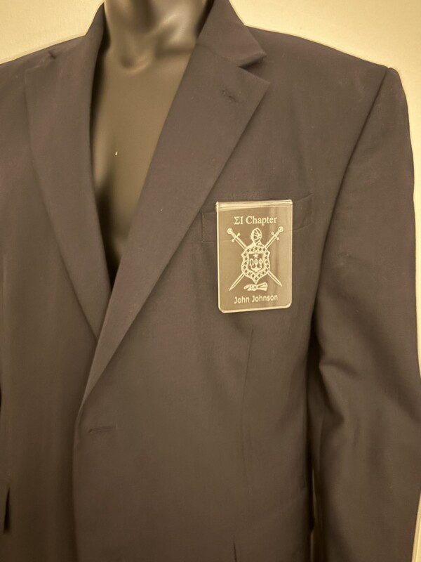 Quality Omega Psi Phi Pocket Badge 1940 - Image 3